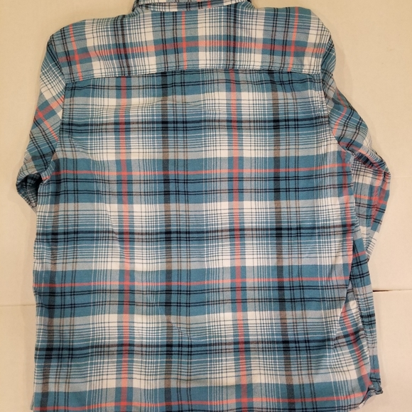 Patagonia Fjord Flannel Size L / Large Men’s Long Sleeve Blue Plaid Button Up - Picture 3 of 8